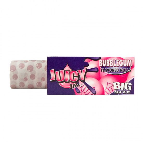 24 Juicy Jay Big Size Flavoured 5M Rolls - Full Box - Flavour: Bubble gum