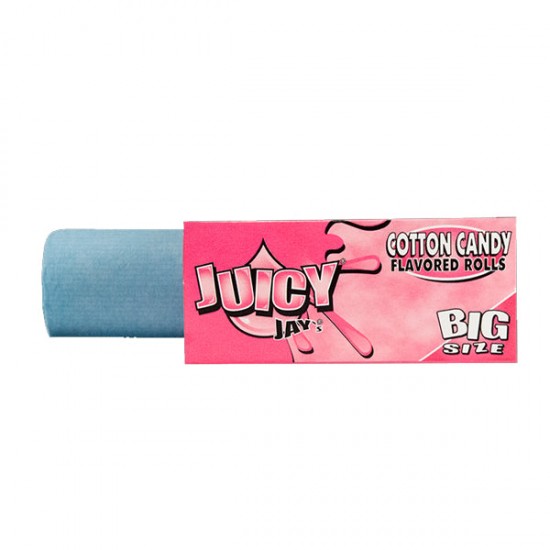 24 Juicy Jay Big Size Flavoured 5M Rolls - Full Box - Flavour: Cotton Candy