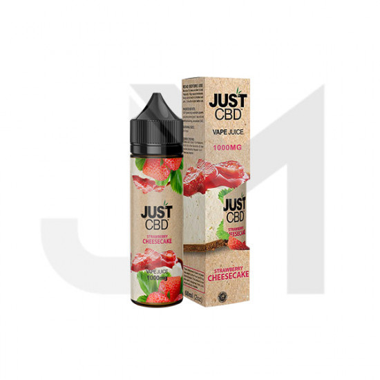 Just CBD 1000mg Vape Juice - 60ml - Flavour: Strawberry Cheesecake
