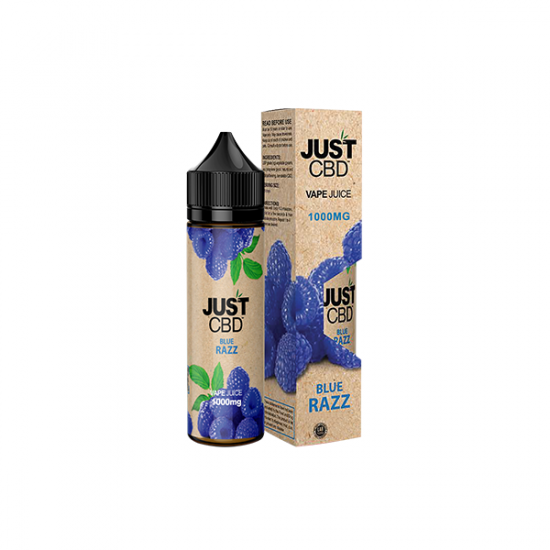 Just CBD 1500mg Vape Juice - 60ml - Flavour: Blue Razz