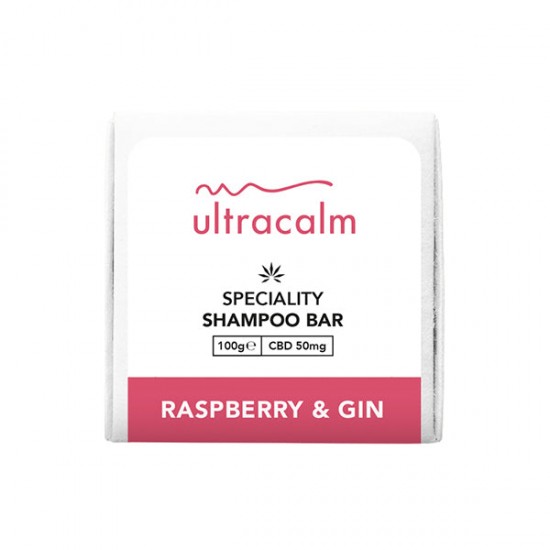 Ultracalm 50mg CBD Shampoo Bar 100g (BUY 1 GET 1 FREE) - Flavour: Raspberry Gin