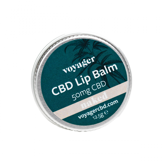 Voyager 50mg CBD Nourish and Protect Lip Balm - 12.5g - Flavour: Naked