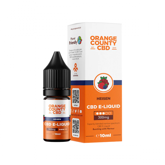 Orange County CBD 300mg Broad Spectrum CBD E-liquid 10ml (50VG/50PG) - Flavour: Heisen