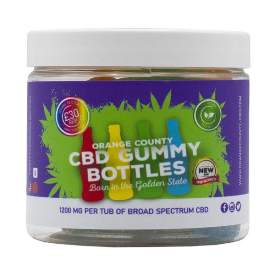 Orange County CBD 1200mg Gummies - Small Pack - Variety: Gummy Bottles