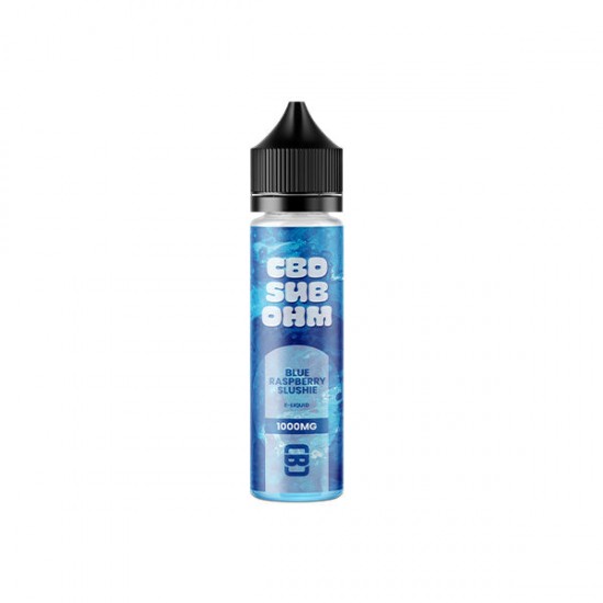 CBD Sub Ohm 1000mg CBD E-liquid 50ml (70VG/30PG) (BUY 1 GET 2 FREE) - Flavour: Blue Raspberry Slushie