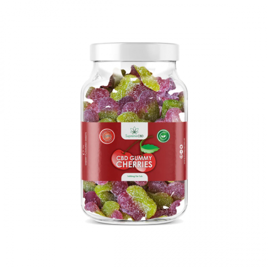 Supreme CBD 1600mg Broad Spectrum CBD Gummies - Gummy: Cherries