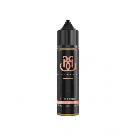 Bunaberry 1000mg Broad Spectrum CBD E-liquid 50ml (50VG/50PG) - Flavour: Berries & Cherries