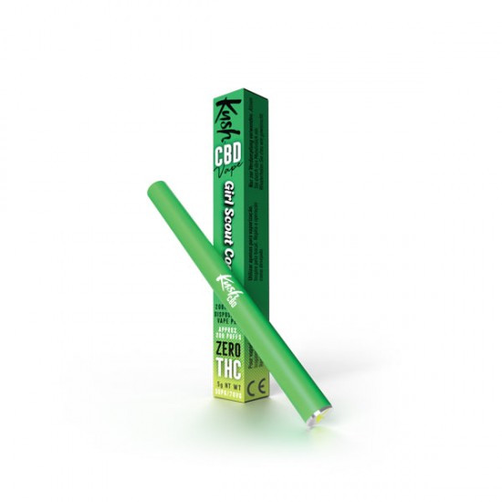 Kush Vape 200mg CBD Disposable Vape Pen (70VG/30PG) - Flavour: Girl Scout Cookies