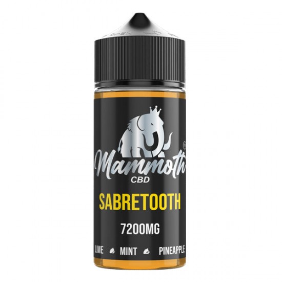 Mammoth CBD 7200mg CBD E-liquid 120ml (30VG/70PG) - Flavour: Sabretooth