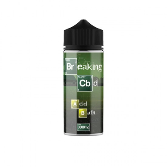 Breaking CBD 3000mg CBD E-Liquid 120ml (50VG/50PG) - Flavour: Acid Bath