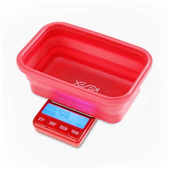 Kenex Omega Scale 1000 0.1g - 1000g Digital Scale OMG-1000 - Color: Red