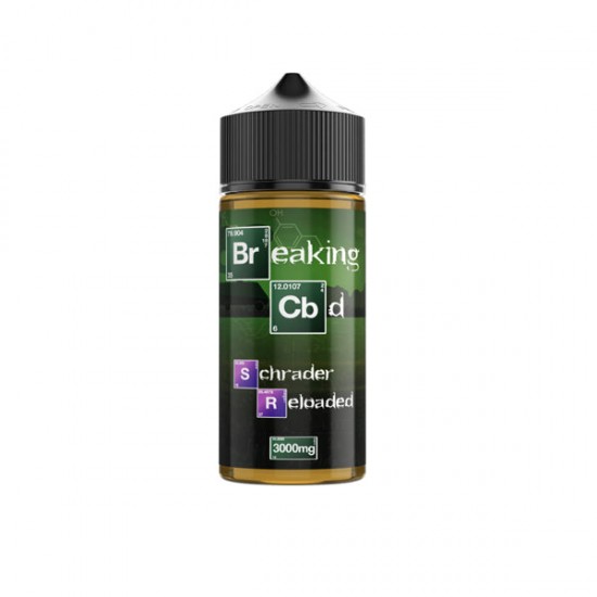 Breaking CBD 3000mg CBD E-Liquid 120ml (50VG/50PG) - Flavour: Schrader Reloaded