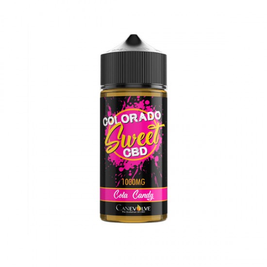 Colorado Sweet 1000mg CBD Vaping Liquid 100ml (50PG/50VG) - Flavour: Cola Candy