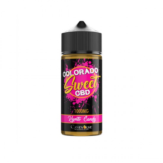 Colorado Sweet 1000mg CBD Vaping Liquid 100ml (50PG/50VG) - Flavour: Vymto Candy