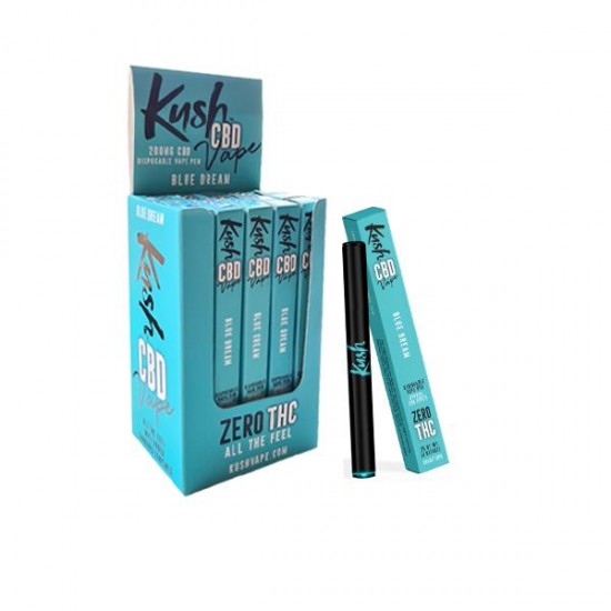 Kush Vape 200mg CBD Disposable Vape Pen (70VG/30PG) - Flavour: Blue Dream