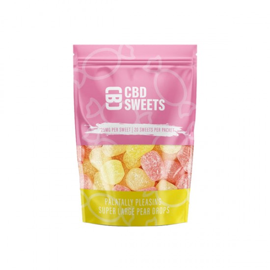 CBD Asylum 500mg CBD Sweets (BUY 1 GET 2 FREE) - Flavour: Pear Drops