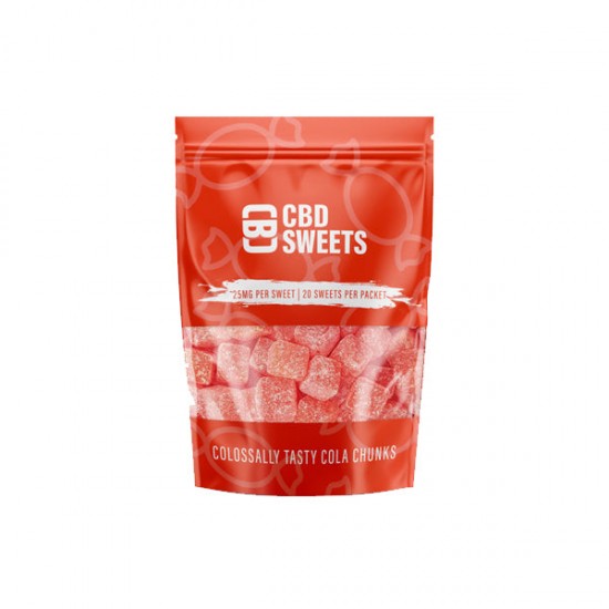 CBD Asylum 500mg CBD Sweets (BUY 1 GET 2 FREE) - Flavour: Cola Cubes