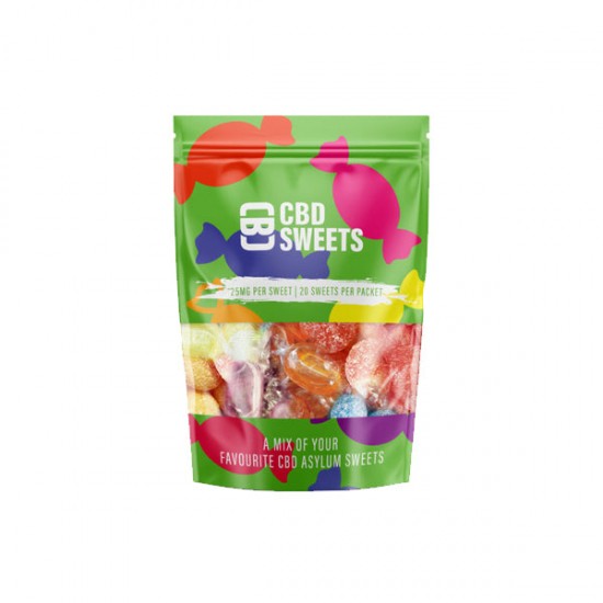 CBD Asylum 500mg CBD Sweets (BUY 1 GET 2 FREE) - Flavour: Mix Up