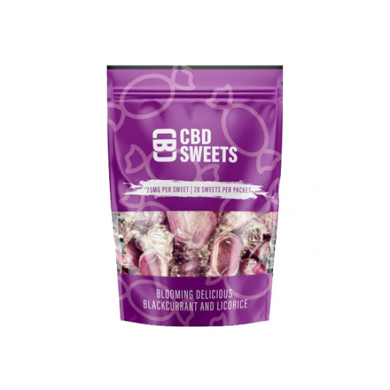 CBD Asylum 500mg CBD Sweets (BUY 1 GET 2 FREE) - Flavour: Blackcurrant Licorice