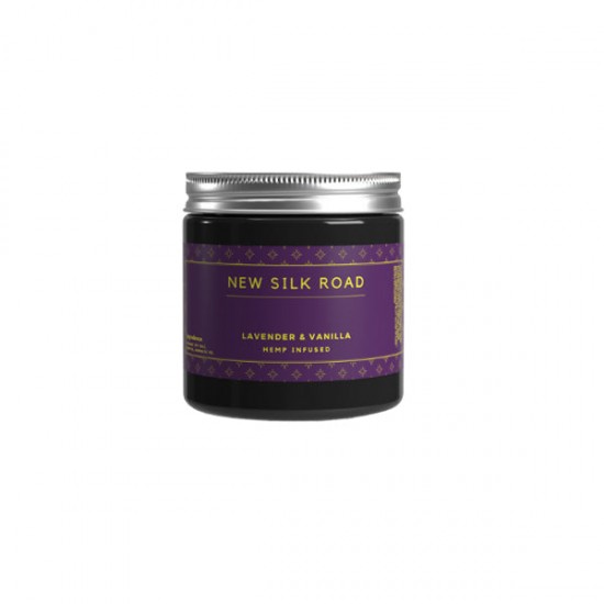 New Silk Road Hemp Infused Candle - Aroma: Lavender & Vanilla