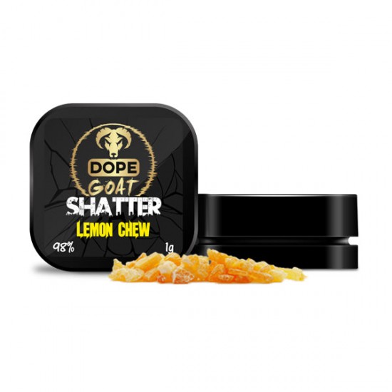 Dope Goat Shatter 98% CBD 1g - Flavour: Lemon Chew
