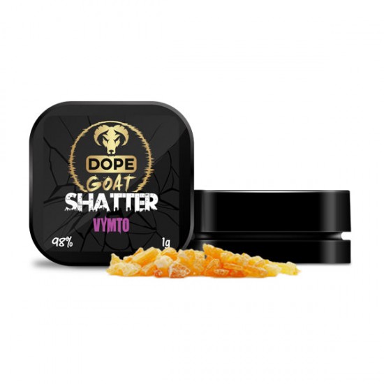 Dope Goat Shatter 98% CBD 1g - Flavour: Vymto