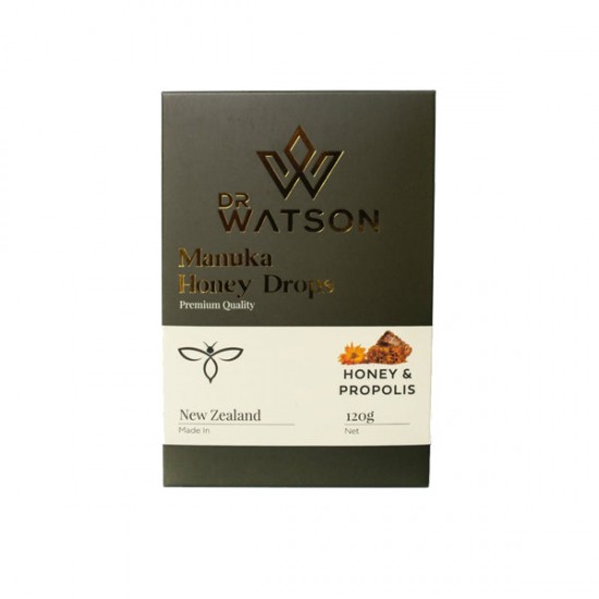 Dr Watson Manuka Honey Drops 120g (non-CBD) - Flavour: Ginger & Echinacea