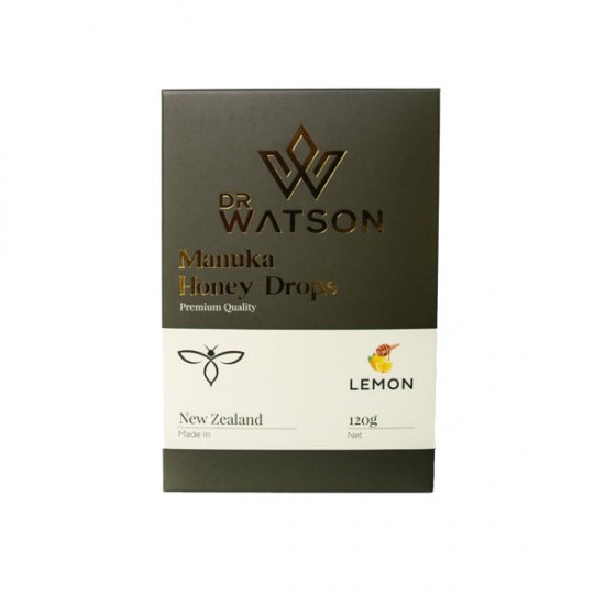 Dr Watson Manuka Honey Drops 120g (non-CBD) - Flavour: Lemon