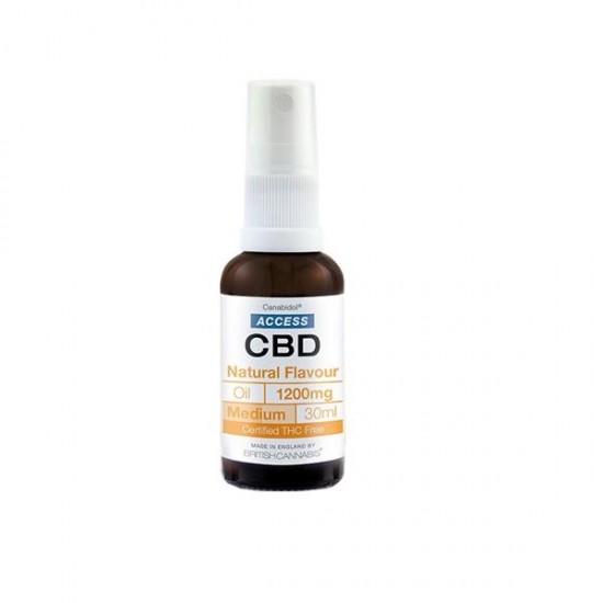 Access CBD 1200mg CBD Broad Spectrum Oil 30ml - Flavour: Natural