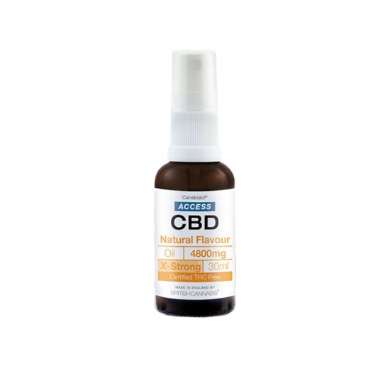 Access CBD 4800mg CBD Broad Spectrum Oil Mixed 30ml - Flavour: Natural