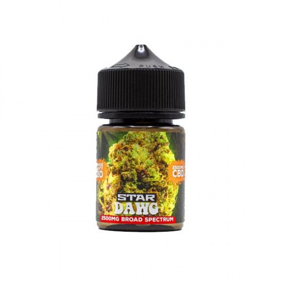 Orange County CBD Cali Range 2500mg CBD 50ml E-liquid (60VG/40PG) - Flavour: Star Dawg