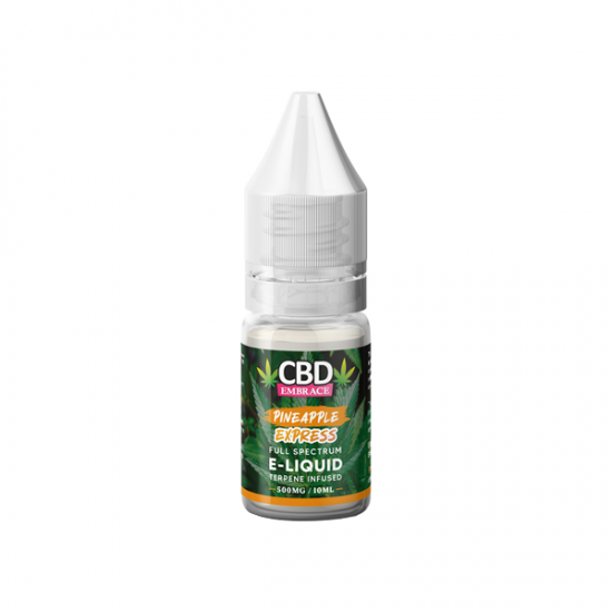 CBD Embrace 500mg Full Spectrum CBD Vape Oil - 10ml - Flavour: Pineapple Express