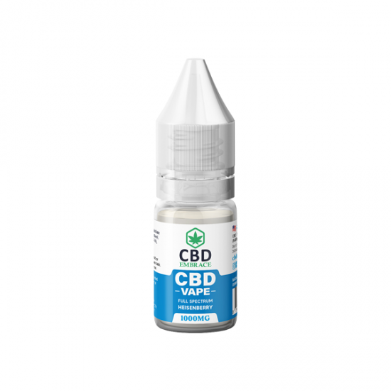 CBD Embrace 1000mg Full Spectrum CBD Vape Oil - 10ml - Flavour: Heisenberry