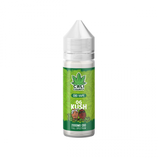 Cali County 2000mg Full Spectrum CBD E-liquid 50ml (60PG/40VG) - Flavour: OG Kush