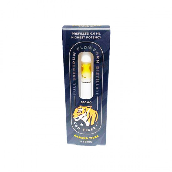 CBD Tiger Full-Spectrum 350mg CBD Disposable Vape Pen - Flavour: Banana Tiger