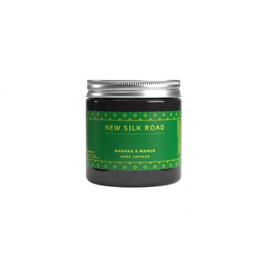 New Silk Road Hemp Infused Candle - Aroma: Mango & Banana