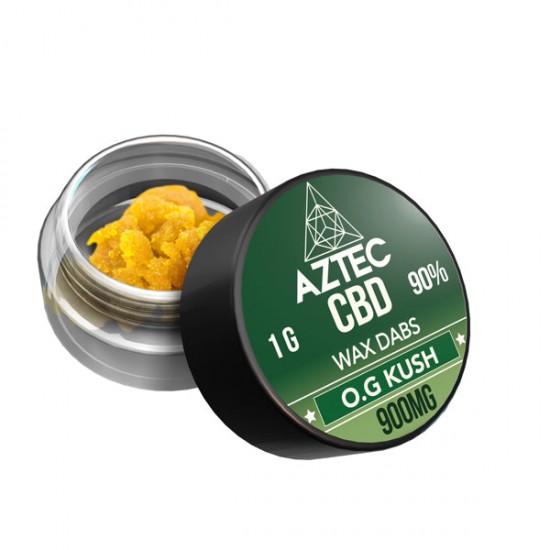 Aztec CBD 900mg CBD Wax/Crumble - 1g - Flavour: O.G. Kush