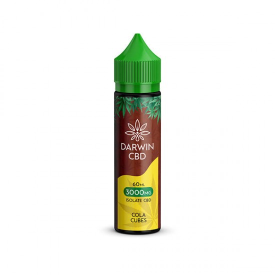 Darwin 3000mg CBD Isolate E-Liquid 60ml - Flavour: Cola Cubes