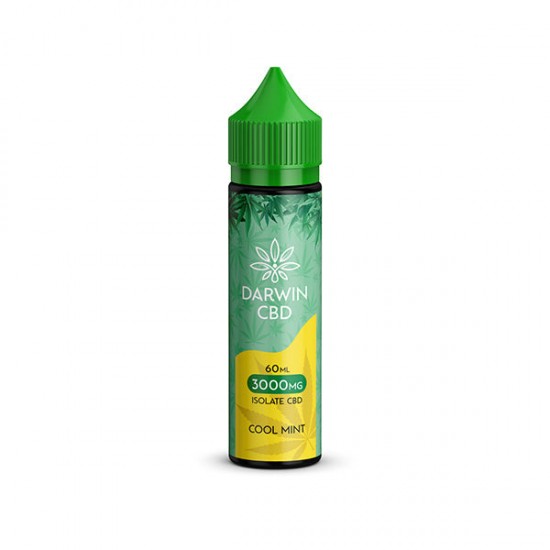 Darwin 3000mg CBD Isolate E-Liquid 60ml - Flavour: Cool Mint