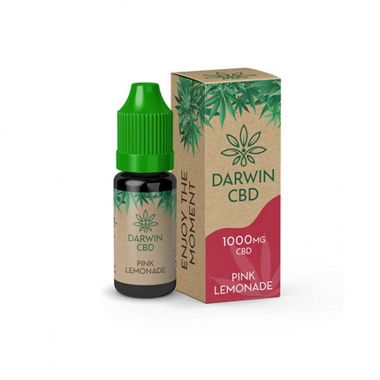 Darwin 1000mg CBD Isolate E-Liquid 10ml - Flavour: Pink Lemonade