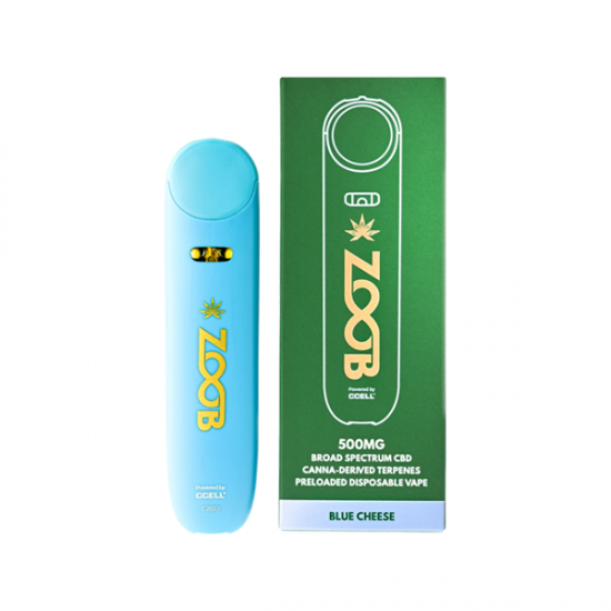 Zoob 500mg Broad Spectrum CBD Vape Pen - Flavour: Blue Cheese