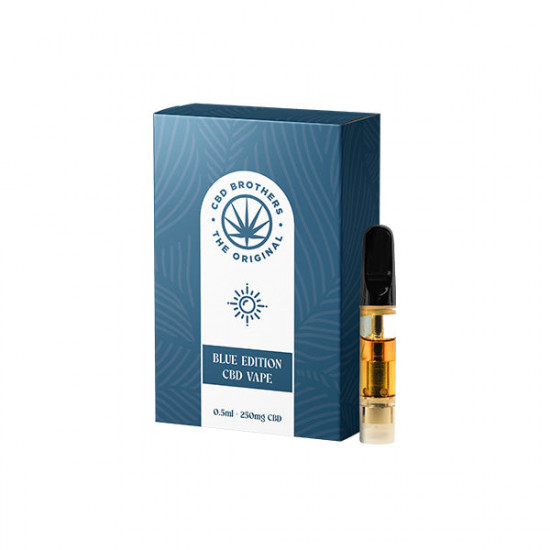 CBD Brothers 250mg Vape Cartridges - 0.5ml - Flavour: Blue Edition