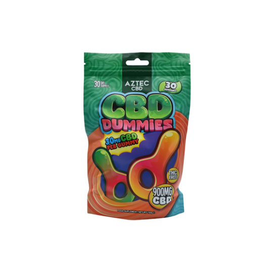 Aztec CBD 900mg Gummies - 150g - Flavour: Dummies