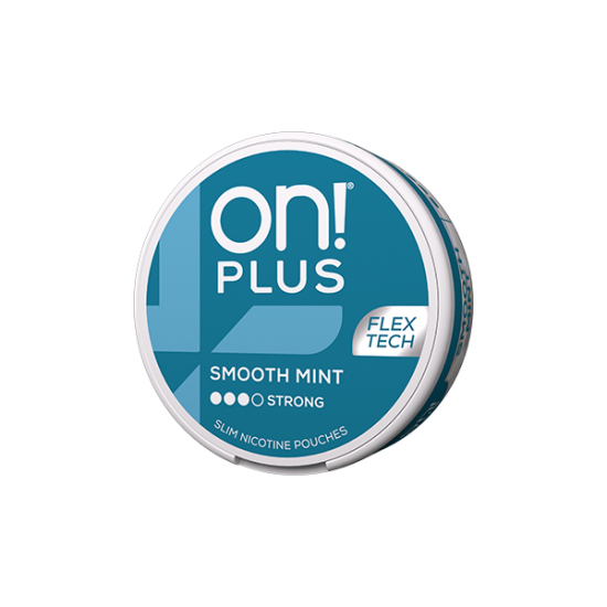 9mg On! Plus Strong Nicotine Pouches - 20 Pouches - Flavour: Smooth Mint