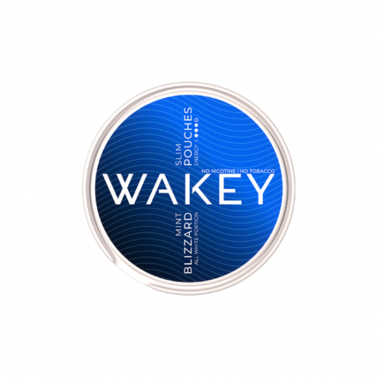 50mg Wakey Medium Energy Pouches - 20 Pouches - Flavour: Blizzard Mint