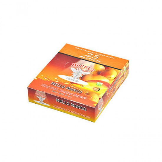 25 Hornet Flavoured King Size Rolling Paper - 12 Flavours - Flavour: Mello Mango