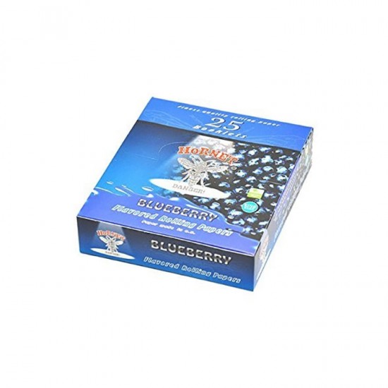 25 Hornet Flavoured King Size Rolling Paper - 12 Flavours - Flavour: Blueberry