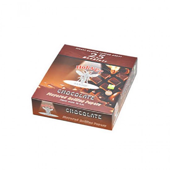 25 Hornet Flavoured King Size Rolling Paper - 12 Flavours - Flavour: Chocolate