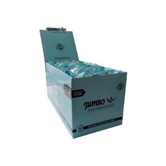 Jumbo King Sized Premium Dutch Cones Pre-Rolled - Blue - Amount: x32 (Display Box)