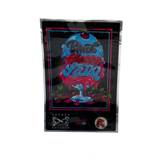 Printed Mylar Zip Bag 3.5g Large - Amount: x1 & Design: Black Cherry Latto